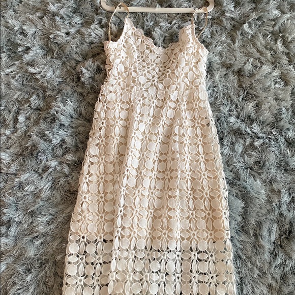 White Summer Beach Dress - Picture 2 of 3